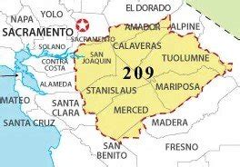 Image result for 209 Area Code