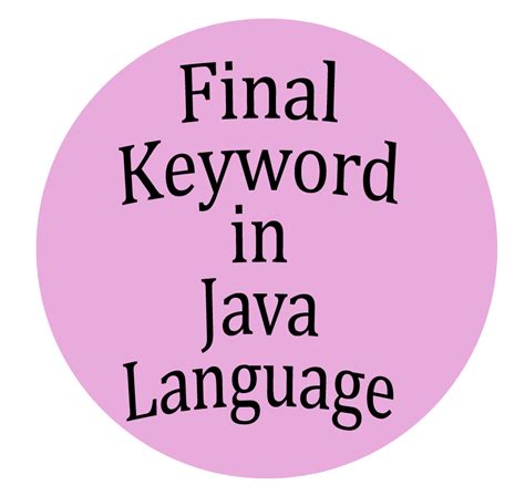Image result for Final Key Word in Java in Amaharic