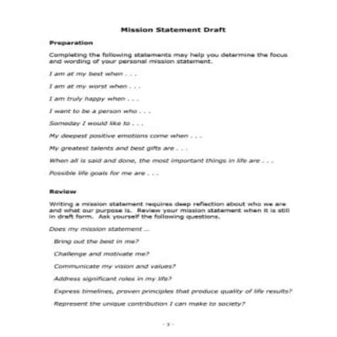 Creative Mission Statement Examples に対する画像結果