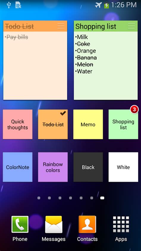Toradh íomhá ar ColorNote vs ColorNote Notepad Notes