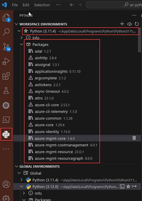 Working with Azure Python SDK Infra に対する画像結果