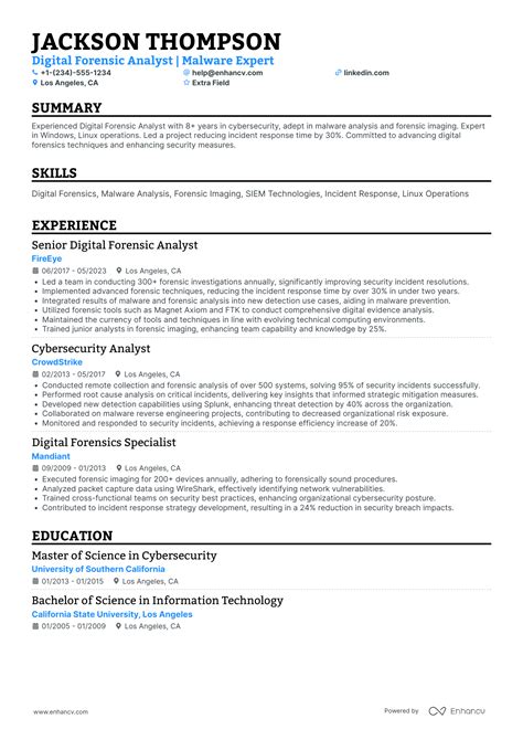 Toradh íomhá ar Security Analyst Value Statement Examples
