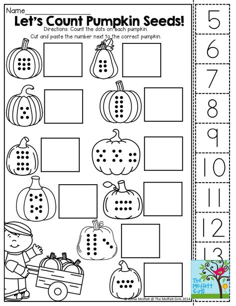 Toradh íomhá ar Free Printable Numbers D Worksheets Cut and Paste