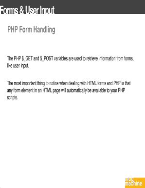 Toradh íomhá ar How to User Input in PHP