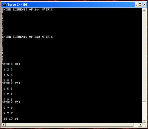 Toradh íomhá ar C Addition Program