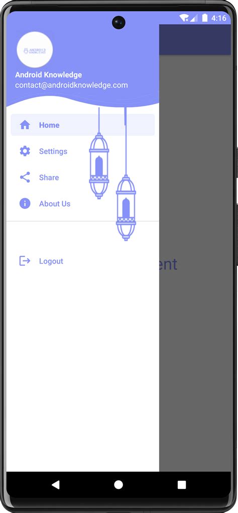 Image result for Android Studio Drawer Layout