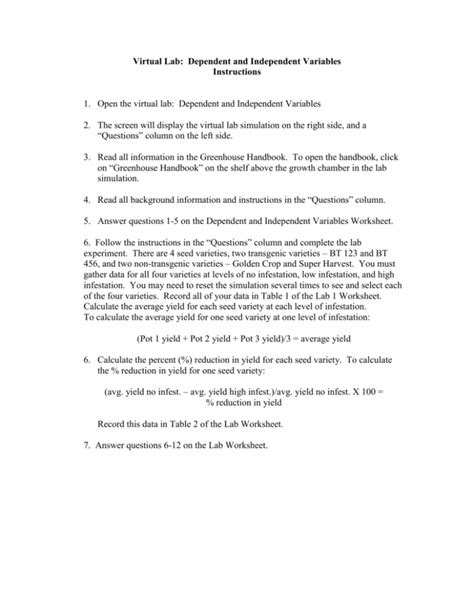 Image result for Independent Dependent and Control Variable Lab Report