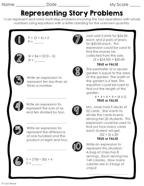 5th Grade Math Story Problems に対する画像結果