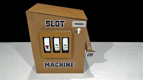 Toradh íomhá ar DIY Slot Machine Gift Box Printable Template
