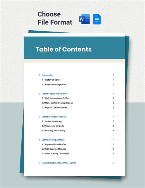 Report Assignment Sample Table of Contents に対する画像結果