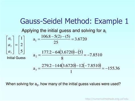 Image result for Gauss-Seidel Method with Example