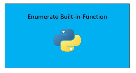 Function of Enumerate in Python に対する画像結果