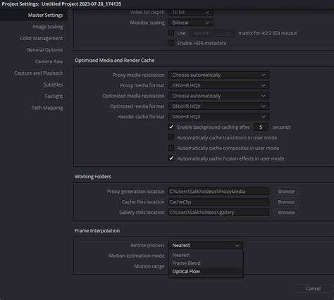 Toradh íomhá ar Optical Flow Frame Interpolation