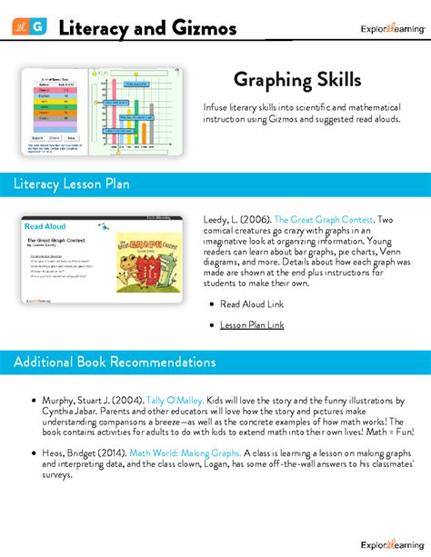 Image result for Graph Literacy Lesson Plans