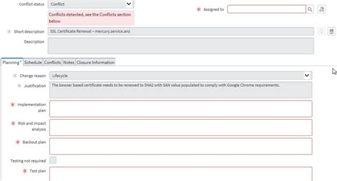 Toradh íomhá ar In Service Now How Do We Create Change Request