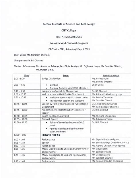 Toradh íomhá ar Despedida Program Flow