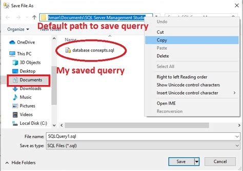 Image result for SQL Server Recent Querys Auto Save Location