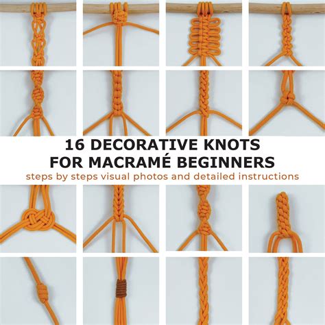 Image result for Tutorial Macrame Knots