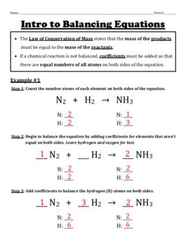 Image result for Balancing Equations One Step