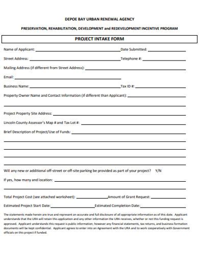 IT Project Intake Form に対する画像結果