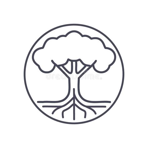 Toradh íomhá ar Tree with Roots Icon