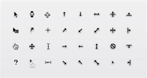Cursor Options に対する画像結果
