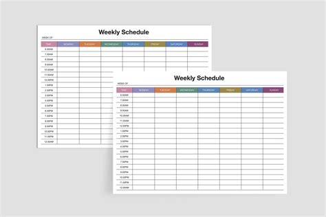 Image result for Weekly Timetable
