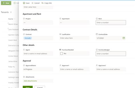 Toradh íomhá ar Customize SharePoint List Form JSON