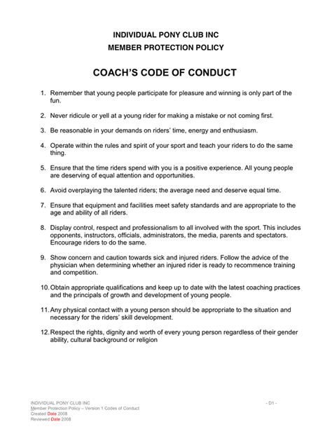 Sample CBN Code of Conduct Form に対する画像結果