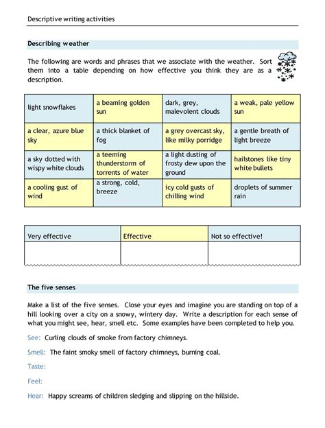 Descriptive Writing Examples for Kids に対する画像結果