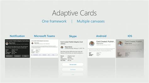 Image result for Adaptive Card Samples