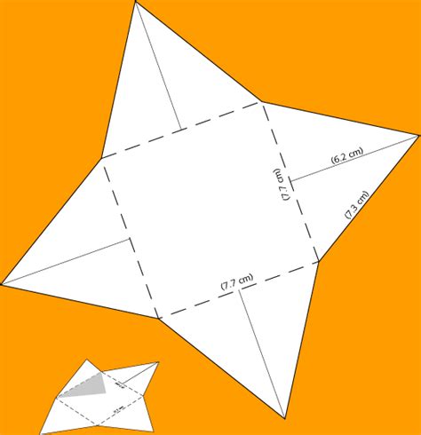 Afbeeldingsresultaten voor Triangular Pyramid Cut Out
