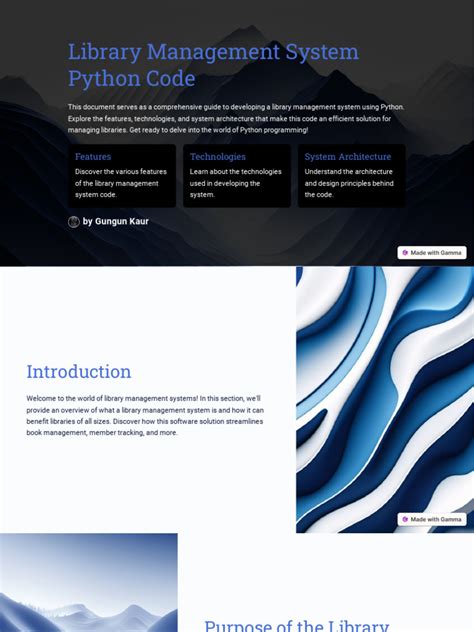 Image result for Python Library Management Flow Chart