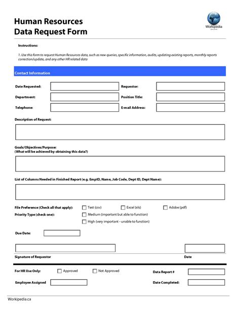 Toradh íomhá ar Data Steward Request Form