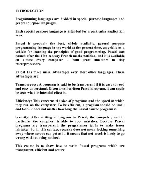 Image result for Pascal Programming for Beginners