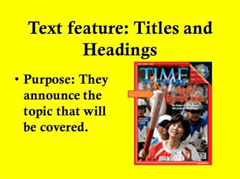 Image result for Types of Print Text Features