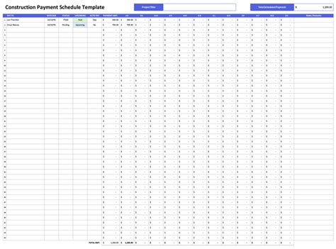 Toradh íomhá ar Construction Draw Schedule Template Excel