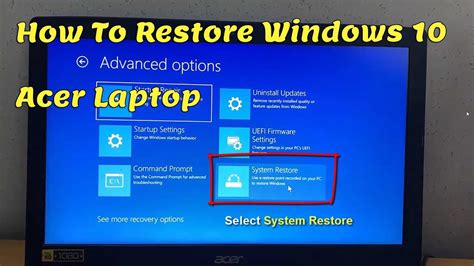 Image result for Acer System Recovery Key