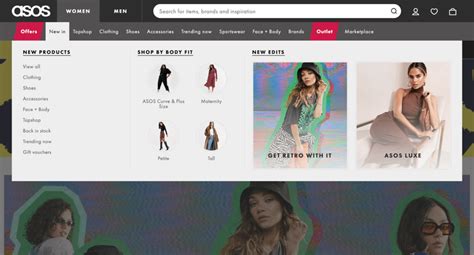 Image result for ASOS Website