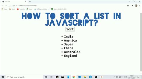 Image result for How to Sort a List in HTML