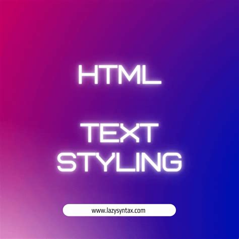 Image result for Types of Text Styles in HTML