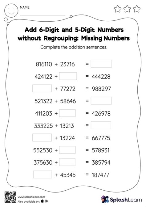 Image result for 5 Digit Numbers M Worksheet