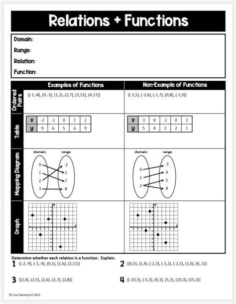 Afbeeldingsresultaten voor Graph and Functions 8th Grade Math Sheets