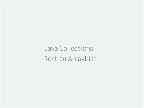 Image result for Sort ArrayList Java