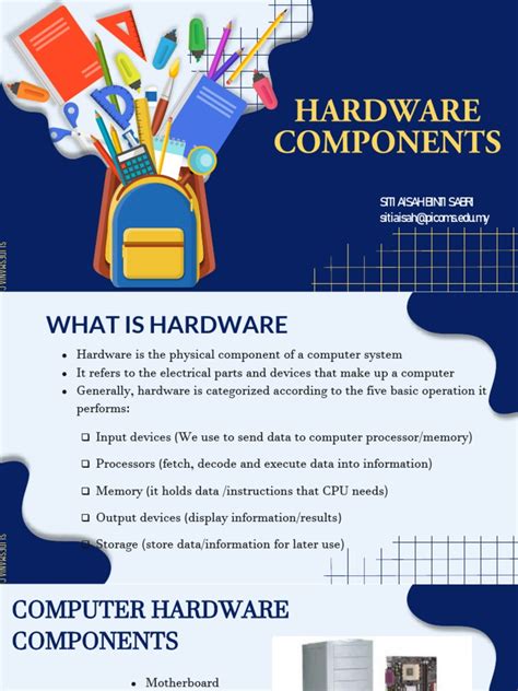 Image result for Computer Hardware Components PDF
