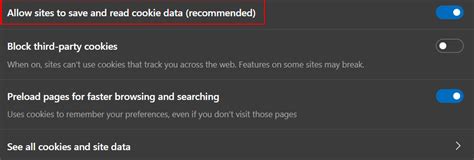 Image result for Enable Cookies Microsoft Edge