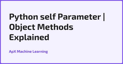 Image result for Self Parameter Python