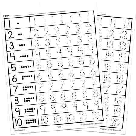 Numbers Free Worksheet Generator に対する画像結果