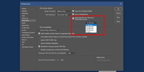 Toradh íomhá ar Set Auto Recovery On