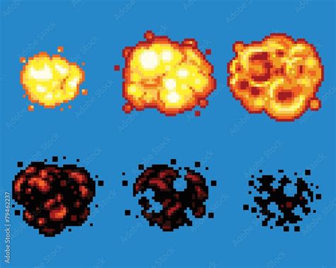 Image result for Exploding Pixel Barrel Animation